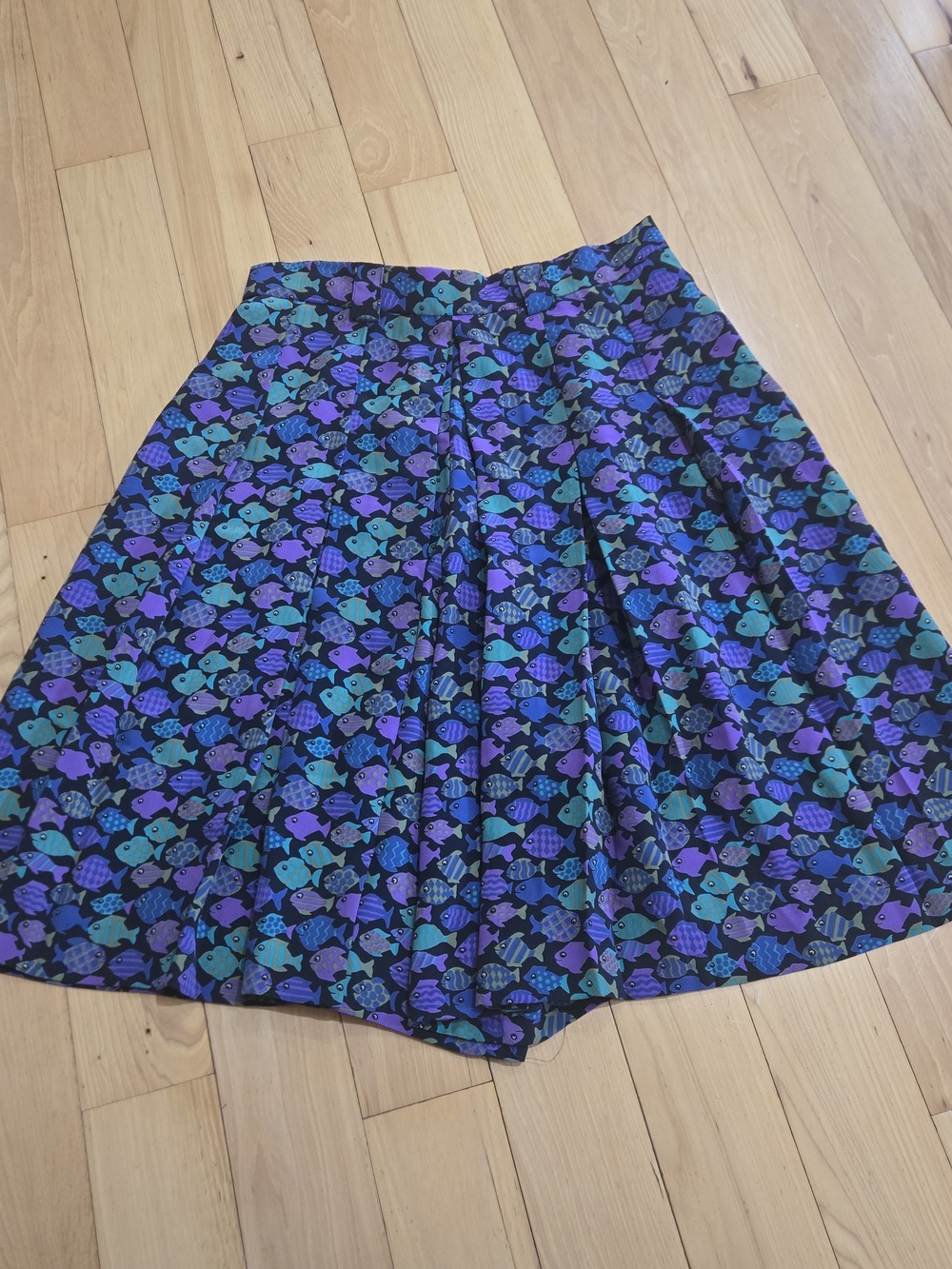 Rare Vintage DONCASTER Tropical Fish Culottes/Skort